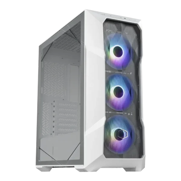 White Cooler Master ARGB Gaming Case